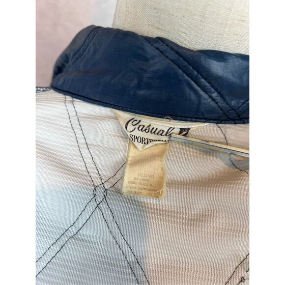 Vintage 70s 80s Goodyear Racing Quilted Workwear Jacket Medium Large NASCAR - Picture 10 of 10